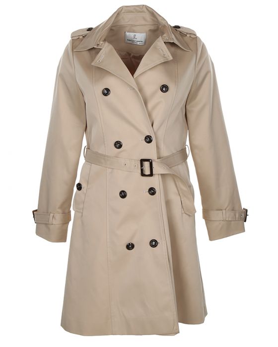 Klassieke trenchcoat met vintage touch